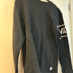 Vans Black Long Sleeve Sweater with Logo on Arm